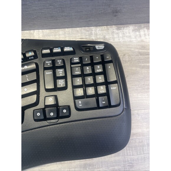 Logitech K350 Comfort Wave Wireless Keyboard ONLY - No Dongle Y-R0053 820-002546 - Picture 6 of 10